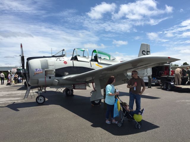 North American Trojan (N8331R) - And here's the other T-28 Trojan from the "Museum of Flight" in Rome, GA.br /Date Taken: June 22, 2019br /Airport: London-Corbin Airport