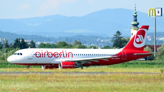 Airbus A320 (OE-LEN) - OE-LEN  Airbus A320-214 - jul 09,2016 -  Graz/Austria