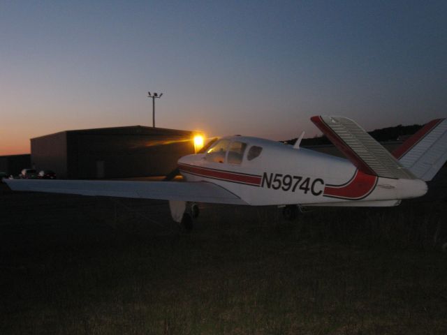 Beechcraft 35 Bonanza (N5974C) - Parked on the line at Autumn Air Services.