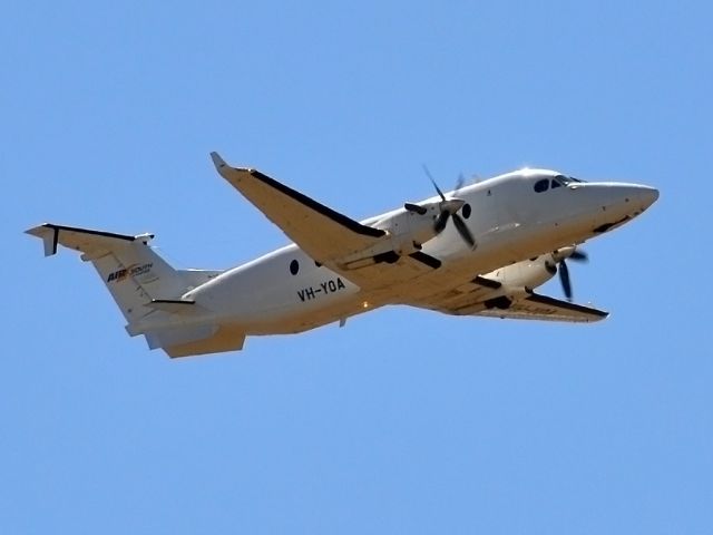 VH-YOA — - Getting airborne off runway 23. Wednesday 4th January 2012.