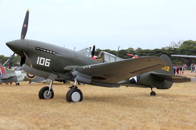 CURTISS Warhawk (VH-HWK) - Curtiss P-40F Kittyhawkbr /Manufactured in 1941, USAbr /Photo: 01.03.2014