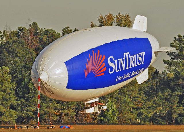 Cessna Skylane (N2012P) - American Blimp Corp A-60+ C/N 001 at Tara Field, GA - 2010-11-01.