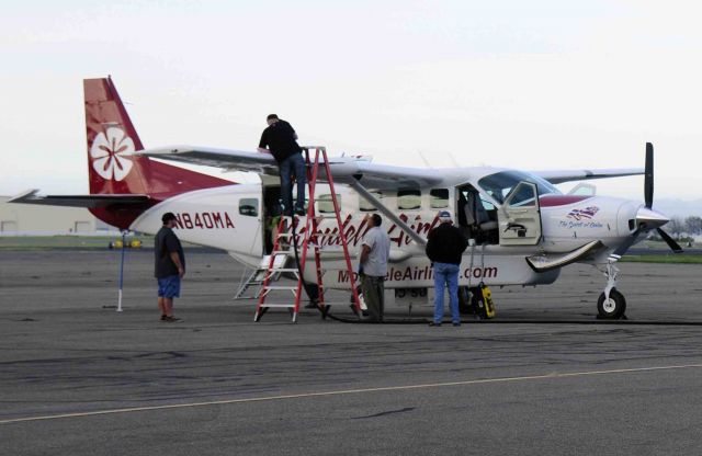 Cessna Caravan (N840MA) - Fueling for the long hall