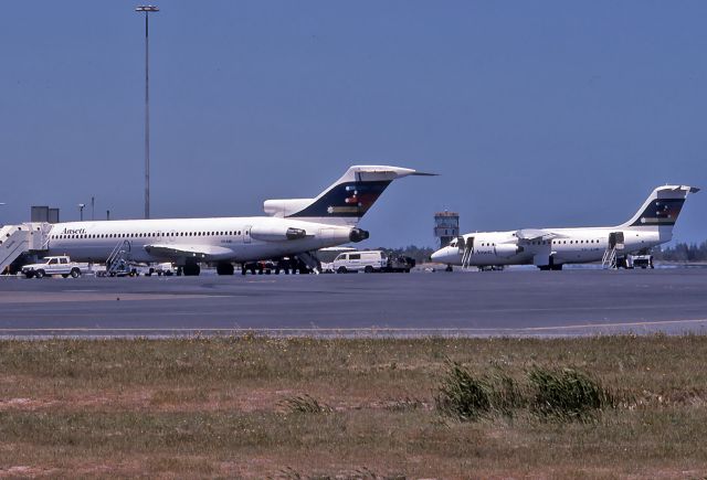 BOEING 727-200 (VH-ANF) - ANSETT AIRLINES OF AUSTRALIA - BOEING 727/277/ADV - REG : VH-ANF (CN 22644/1768) - ADELAIDE INTERNATIONAL AIRPORT SA. AUSTRALIA - YPAD 11/11/1990