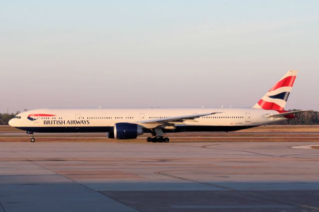 BOEING 777-300 (G-STBF) - Saturday, November 17, 2012