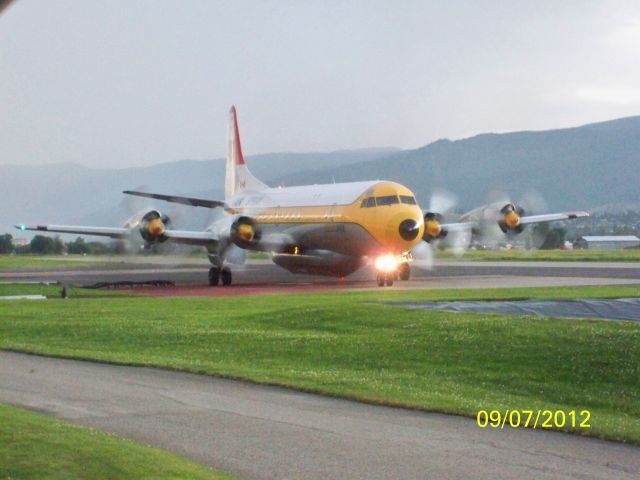 C-FVFH — - PENTICTON REGIONAL AIRPORT CANADA YYF - ELECTRA LONG LINER Lockheed 188C C/N 1130