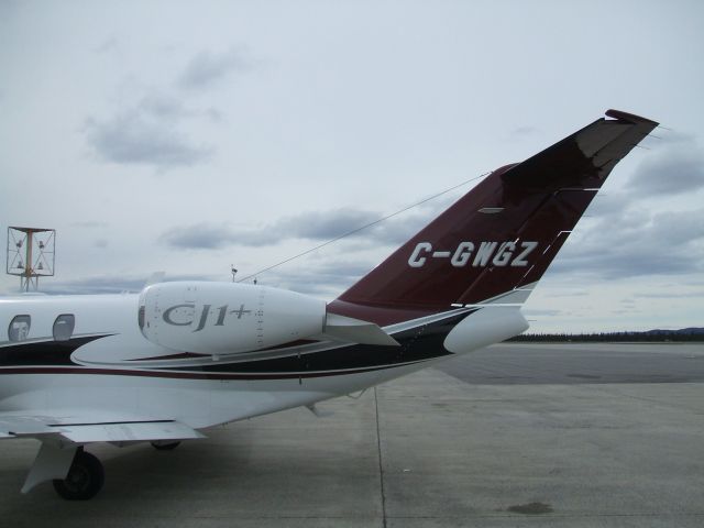 Cessna Citation CJ1 (C-GWGZ) - Parked at Woodward Aviation FBO, Goose Airport NL. May 18/09