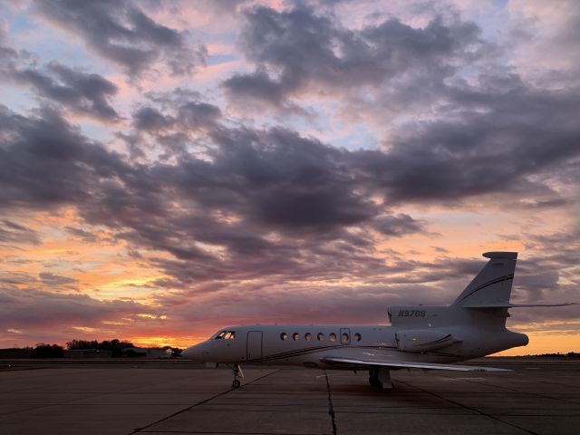 Dassault Falcon 50 (N970S) - Falcon Sunrise.