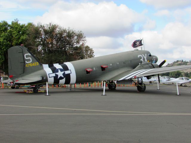 Douglas DC-3 (N60154) - On display at Brackett Field