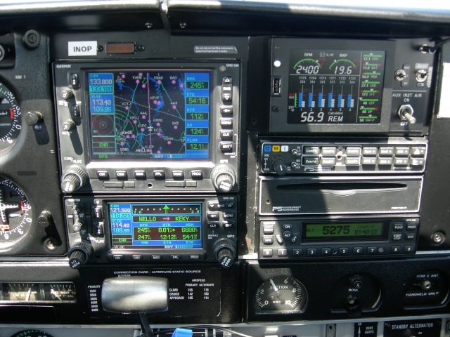 Piper Saratoga (N4797S) - Panel upgrade.  530W, 430W, 330GTX-1090ES, JPI EDM830