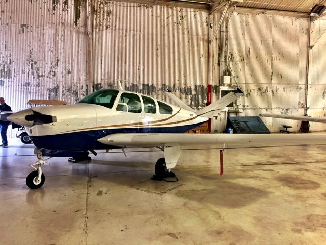 Beechcraft 35 Bonanza (N71HZ) - Fresh out of Poplawski 