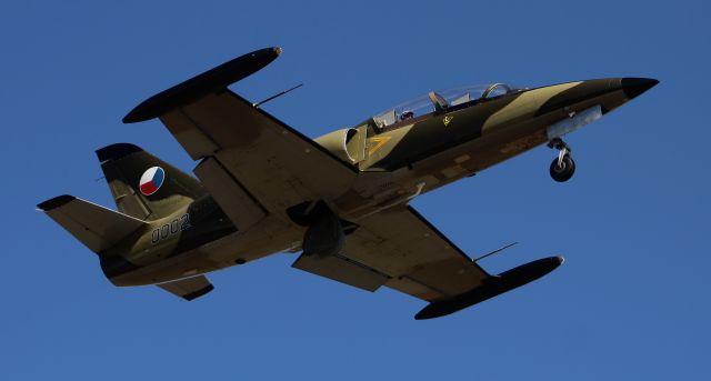 Aero L-39 Albatros (N102XX) - One of only six built Aero Vodochody L-39MS Albatros' departing H.L. Sonny Callahan Airport, Fairhope, AL, during the 2019 Classic Jet Aircraft Association Fly-In and Conference - March 1, 2019.