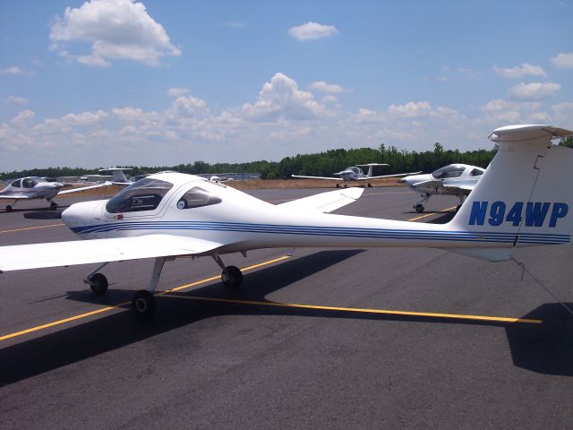 Diamond DA-20 (N94WP) - Seen on the Falcon Ramp on 28-Jun-10