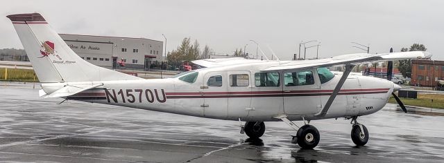 Cessna T207 Turbo Stationair 8 (N1570U) - Spernak Airways apron, Merrill Field flightline, Anchorage AK