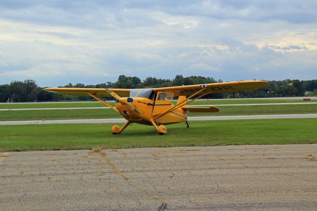 Piper 108 Voyager (N8502) - Between rides at Elkhart Municipal Airport!