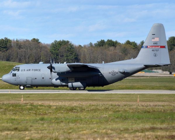 Lockheed C-130 Hercules (94-6707) - One of 4 C-130’s belonging to the 165th AW Georgia Air guard based at the  savanna Airport to pass through Pease 