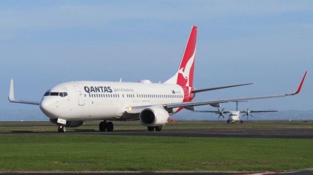 Boeing 737-800 (VH-XZK) - The rare sight of a 737 on Bravo.