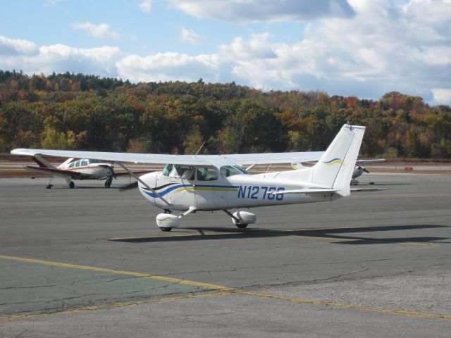 Cessna Skyhawk (N12766) - Getting ready to depart on this beautiful fall afternoon.