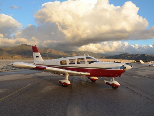 Piper Saratoga (N3841W) - Before a storm at KREI.