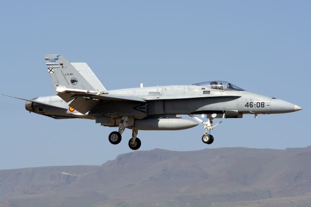 McDonnell Douglas FA-18 Hornet (C1580) - Las Palmas de Gran Canariabr /Gando Airport Militar Air Basebr /02/11/2016