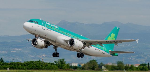 Airbus A320 (EI-DVE) - Aer Lingus take off from LIPX (VRN).br /Mattia Maddaloni - Piti Spotter Club