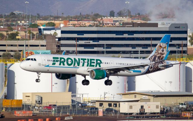 Airbus A321 (N701FR) - Spotted at KPHX on Jan-25-2021