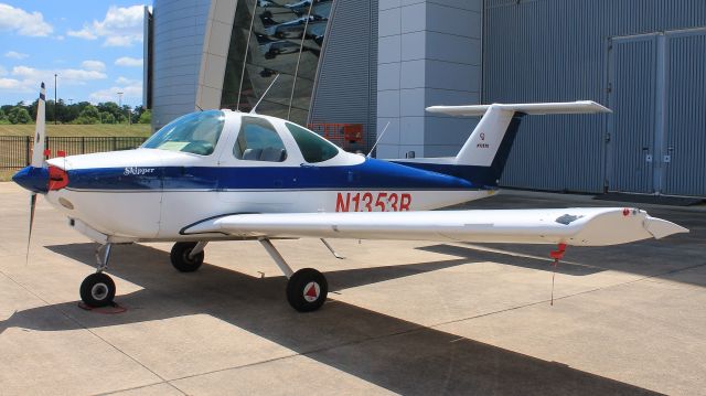 Beechcraft Skipper (N1353R) - Parked at the Steven F. Udvar-Hazy Center during the Innovations in Flight event, 15 June 2024.