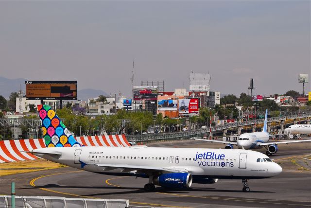 Airbus A320 (N623JB) - Airbus A320-232 N623JB MSN 2504 of JetBlue at Mexico City International Airport AICM (02/2019).