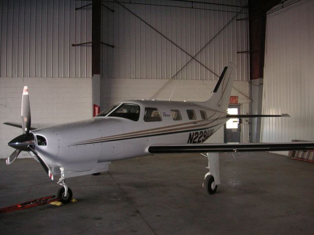 Piper Malibu Mirage (N229MM) - In the hanger @ Crow Executive