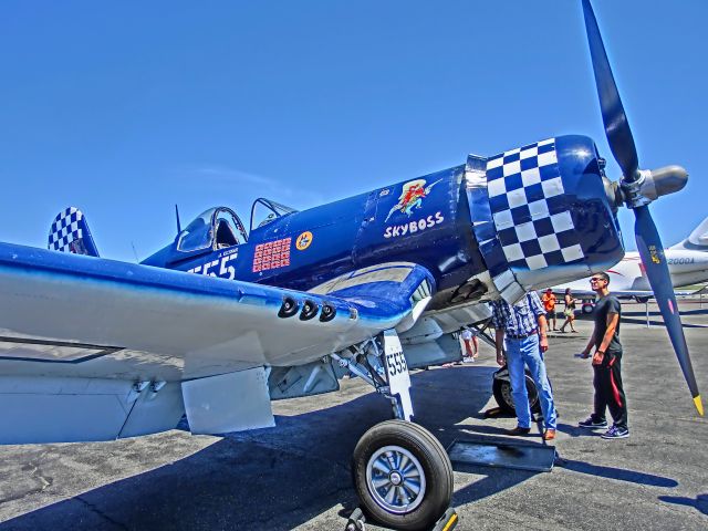 VOUGHT-SIKORSKY V-166 Corsair (N83JC) - F4-U Corsair - 555 SkyBoss