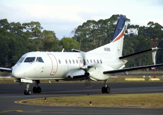 Saab 340 (VH-EKD) - Saab 340A VH-EKD (340A-155) at Burnie Wynyard Tasmania on 25 April 2016.