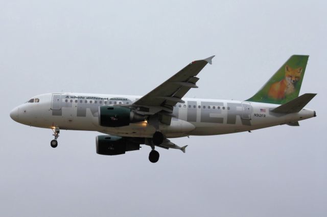 Airbus A319 (N912FR) - "Trixie" The Red Fox (01-20-2011)