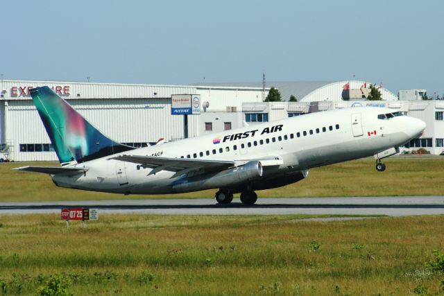 C-FACP — - This 32 yrs old Boeing 737-2L9 is still going strong.   Picture taken on 1-July-11, and seen leaving runway 7.