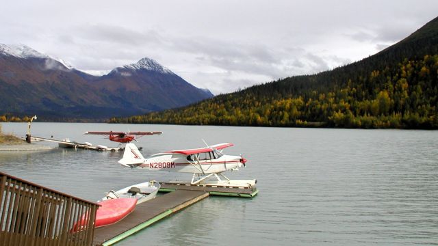 Piper PA-12 Super Cruiser (N2809M) - Upper Trail Lake, Moose Pass, Alaska