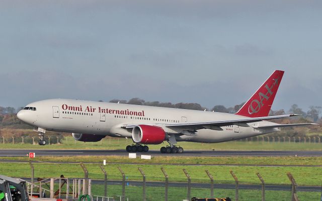 Boeing 777-200 (N846AX) - omni b777-2 n846ax dep shannon 27/10/17.