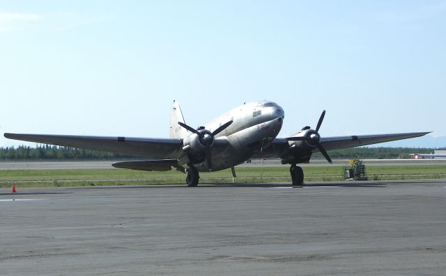 CURTISS Commando (N837W) - Aircraft I was lucky to see while on a tour of the Everts Air Cargo Hangar in Fairbanks