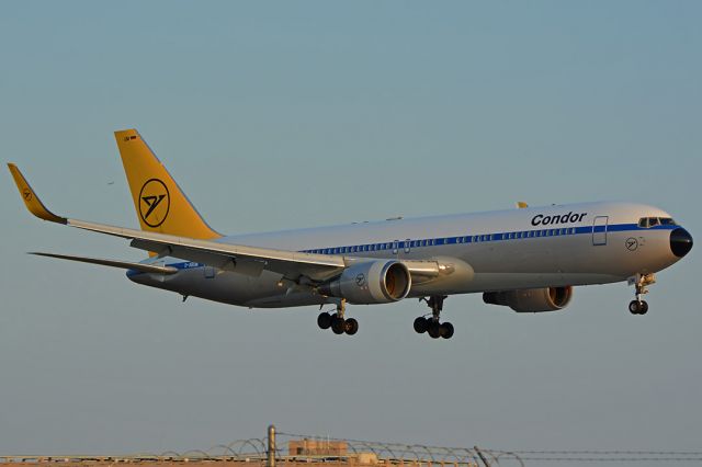 BOEING 767-300 (D-ABUM) - Retro Condor Boeing 767-31BER D-ABUM at Phoenix Sky Harbor on August 9, 2018.