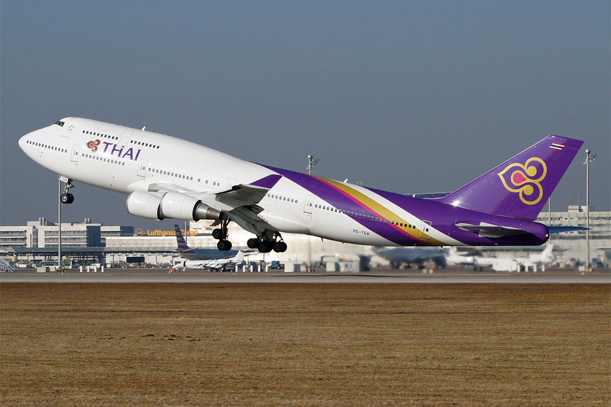 Boeing 747-400 (HS-TGA) - BOEING 747-4D7, Thai Airways, EDDM München Franz Josef Strauss