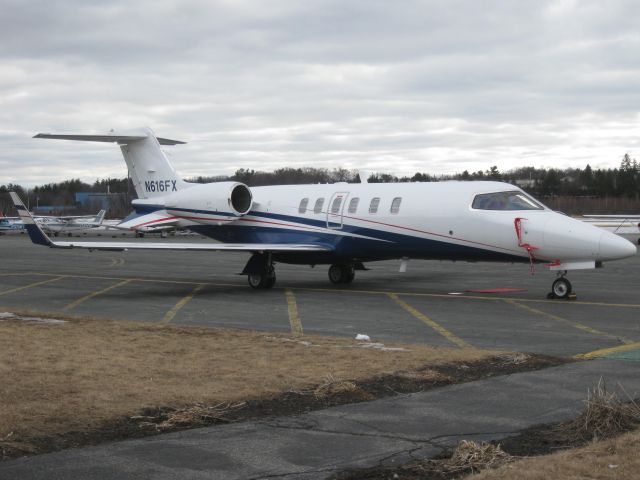 Learjet 40 (BJS616) - Parked on the ramp after arriving from Marion, IL (KMWA).