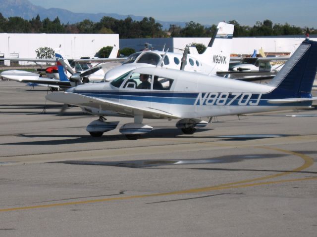 Beechcraft 35 Bonanza (N8870J) - Taxiing at Fullerton