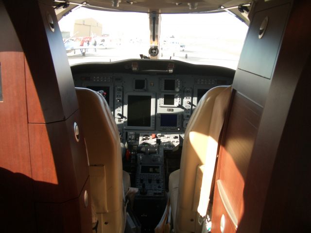 Cessna Citation CJ3 (N4GA) - The cockpit of N4GA at Plane Crazy Saturday.