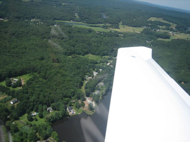 Diamond Star (N867DS) - Over Guilford Connecticut July 2008  West of Rt-80 near HoopPole Rd