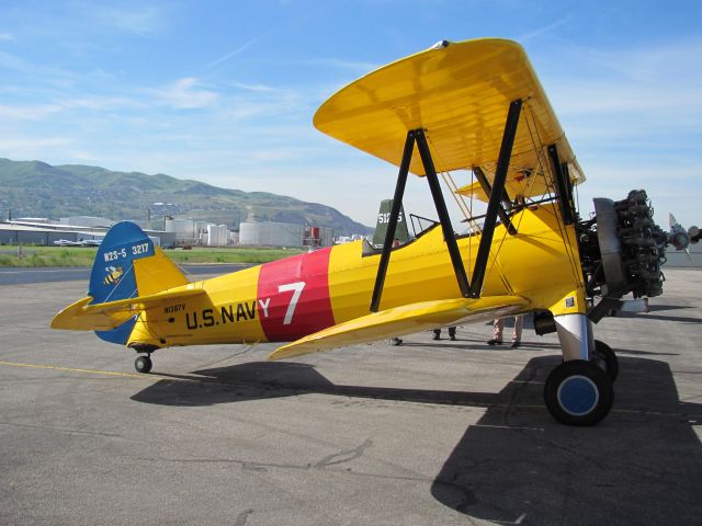 N1387V — - Boeing E75. Ive seen this plane around at a few airshows in Utah.