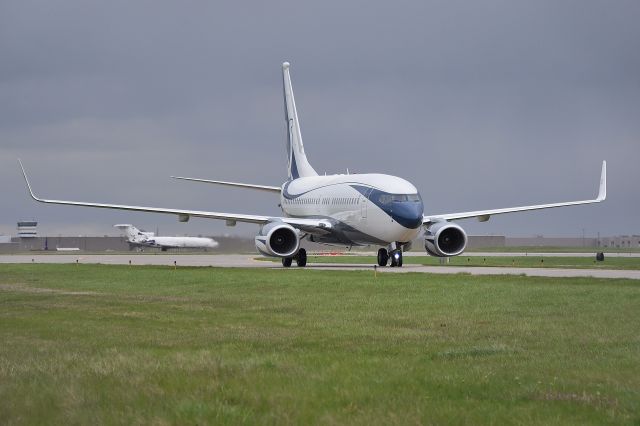 Boeing 737-700 (N101TD) - Bopper Airways / Horsehoe One returning from NAS on 04-05-24