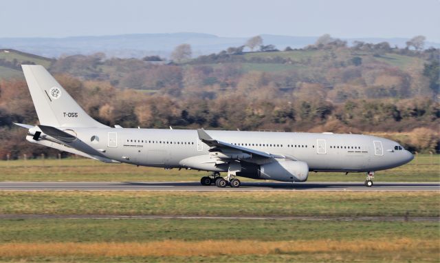 Airbus A330-200 (T055) - "multi95" royal netherlands air force a330-243mrtt t-055 training at shannon 6/11/20.