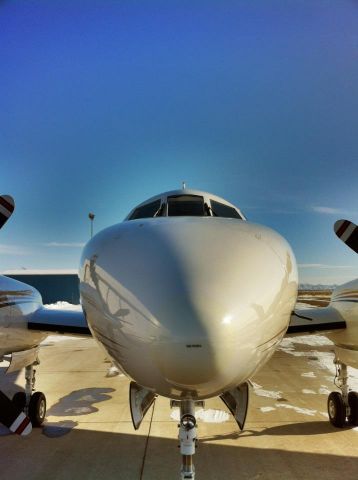 Swearingen Merlin 3 (N749L) - Couldn't pass up the picture after I saw this view during preflight.