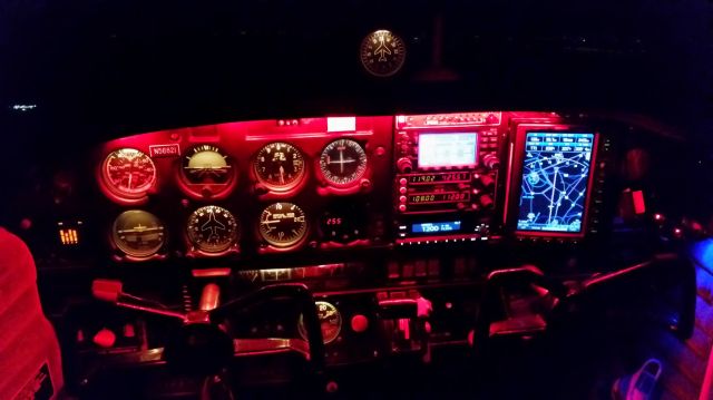 Piper Cherokee (N56821) - Night flying