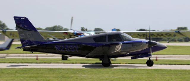 Piper PA-30 Twin Comanche (N269Y) - EAA25 - on flightline. Brand new paint job!