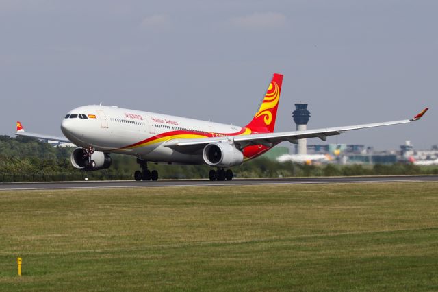 Airbus A330-300 (B-1021) - CHH7904 rotates at the start of the flight back to Beijing