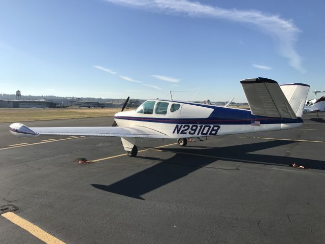 Beechcraft 35 Bonanza (N2910B)